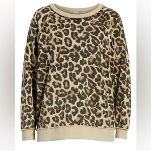 Free People S “Go on Get Floral” sweatshirt